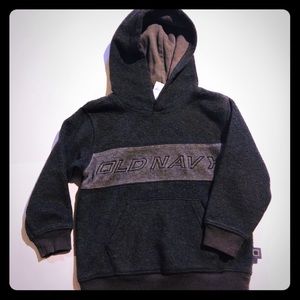 Dark gray old navy pull over hoodie